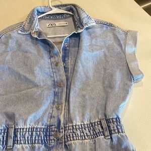 denim romper